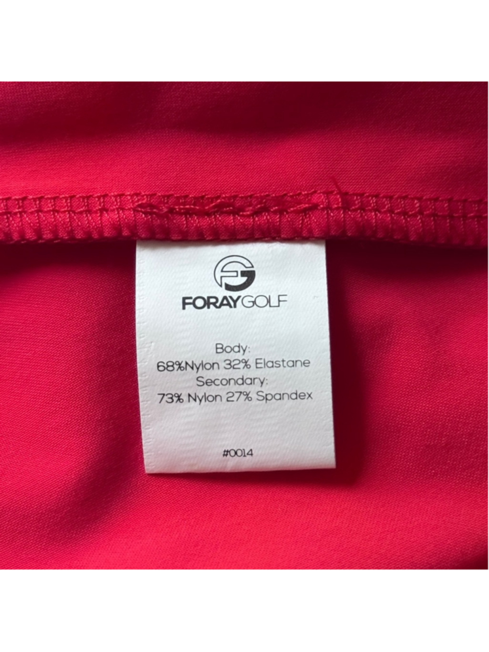 NEW Foray Golf Hot Mesh Sleeveless Polo Size XL Tomato - Picture 8 of 10